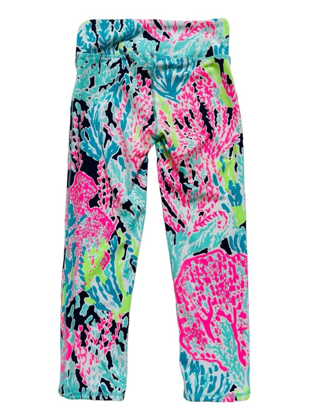 Lilly Pulitzer Luxletic 22” Colorful Crop Leggings Sz M